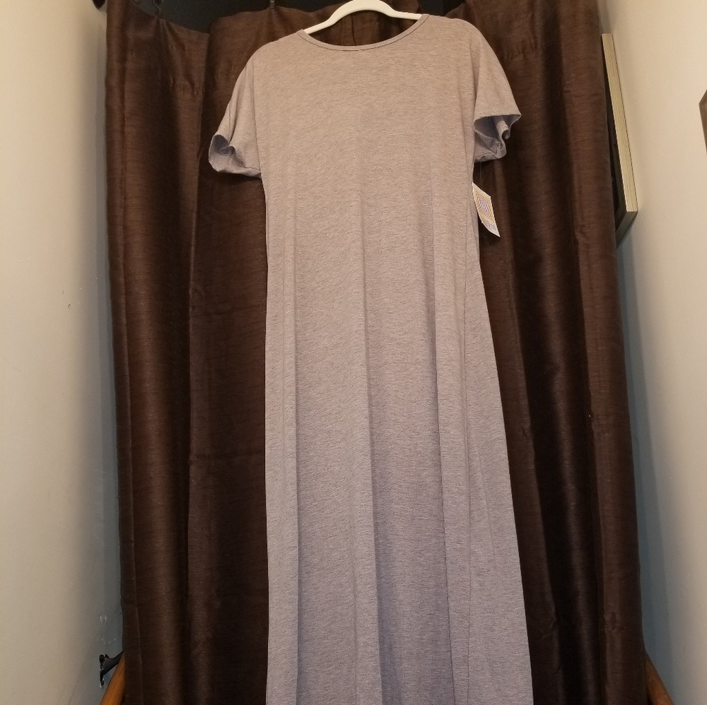 NWT LuLaRoe Maria, Heathered Pink, Size M